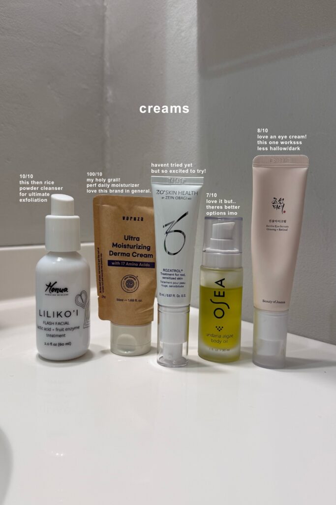 moisturizers for glass skin