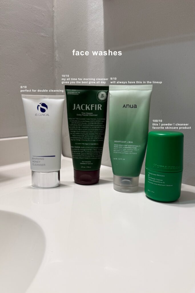 cleansers for glass skin