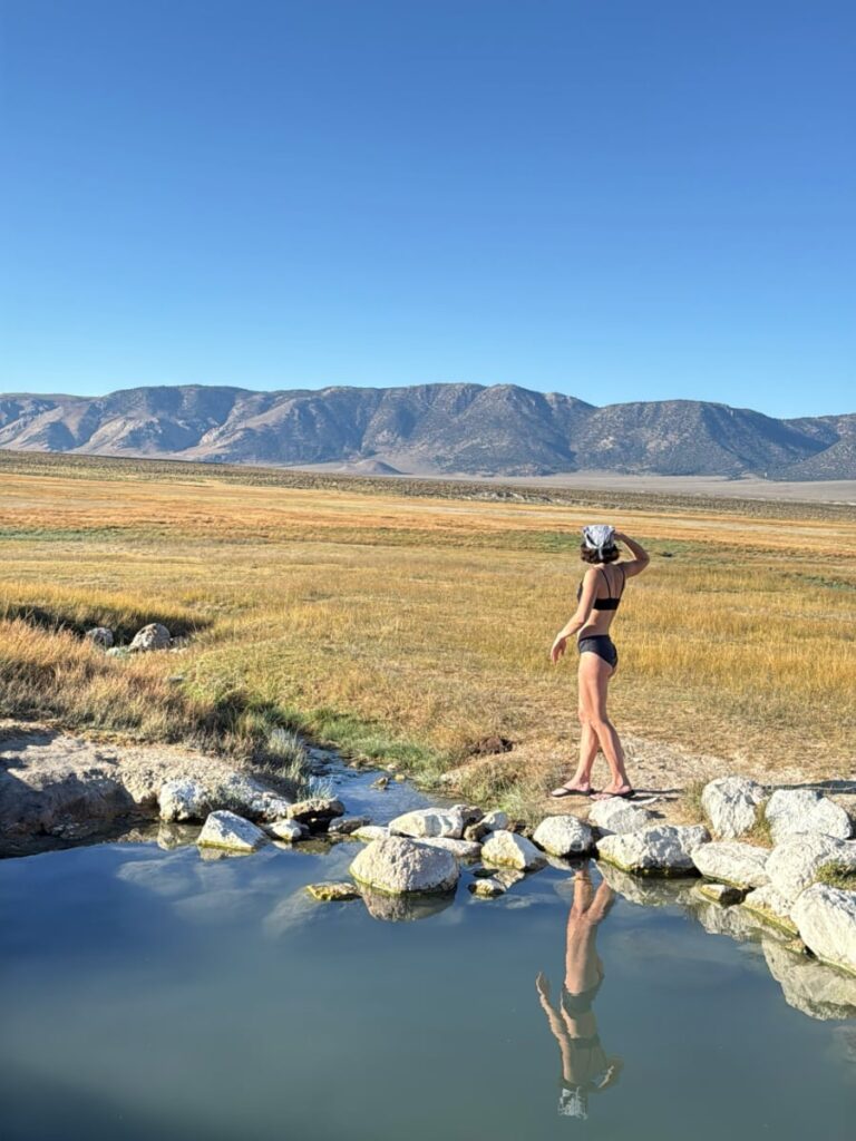 campsites with hot springs