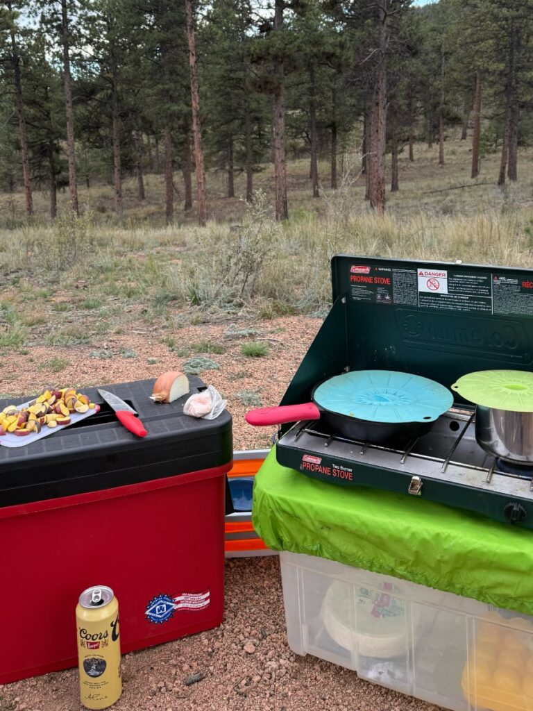 cooking while on a roadtrip