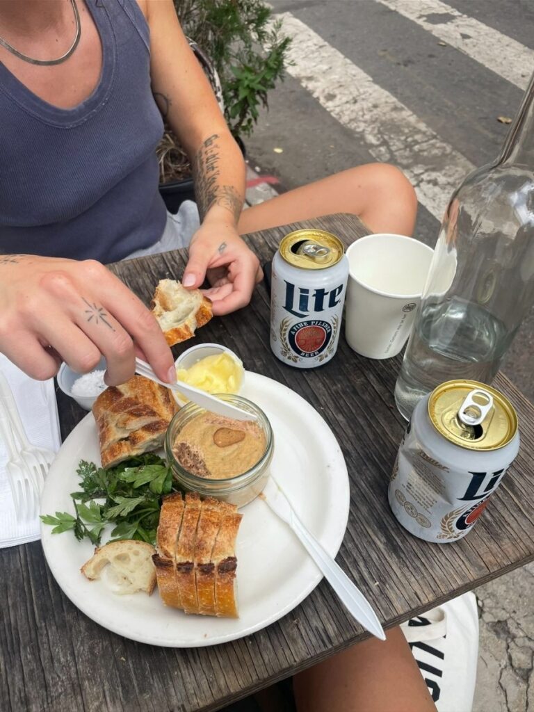 small bite to eat in east village by tompkins square park