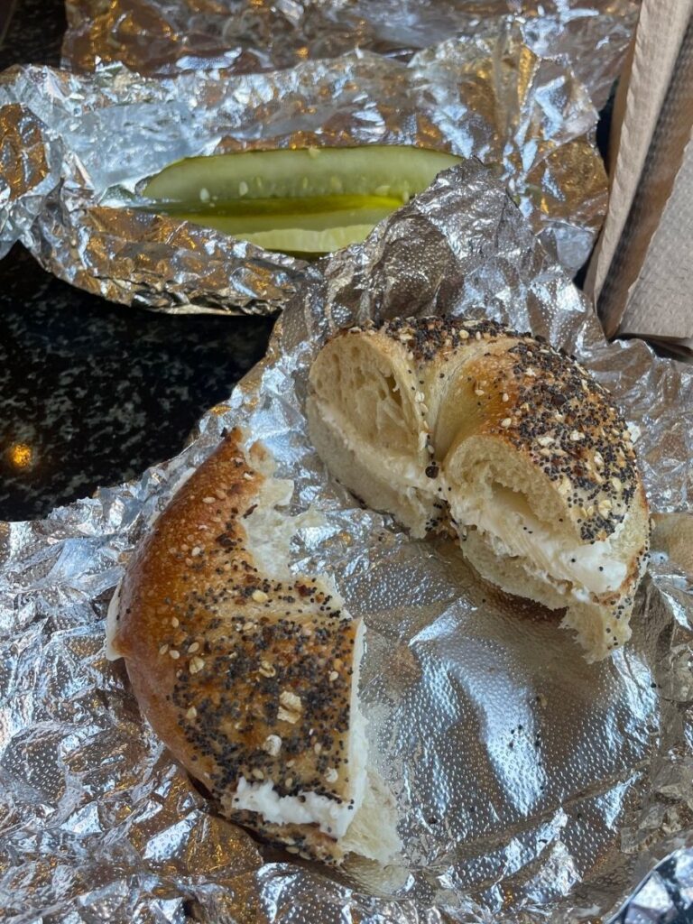 where to eat in east village bagels