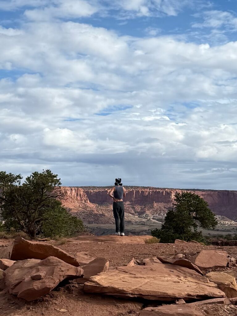 sleeping in the car on a road trip