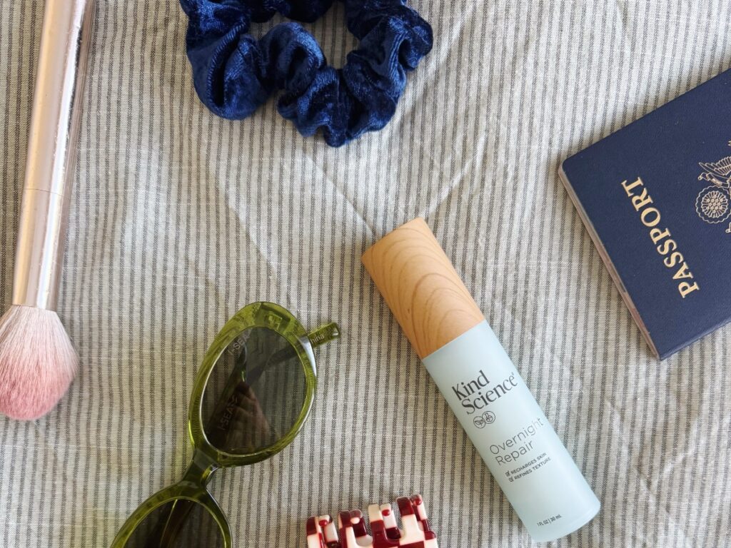 skincare for long flights essentials