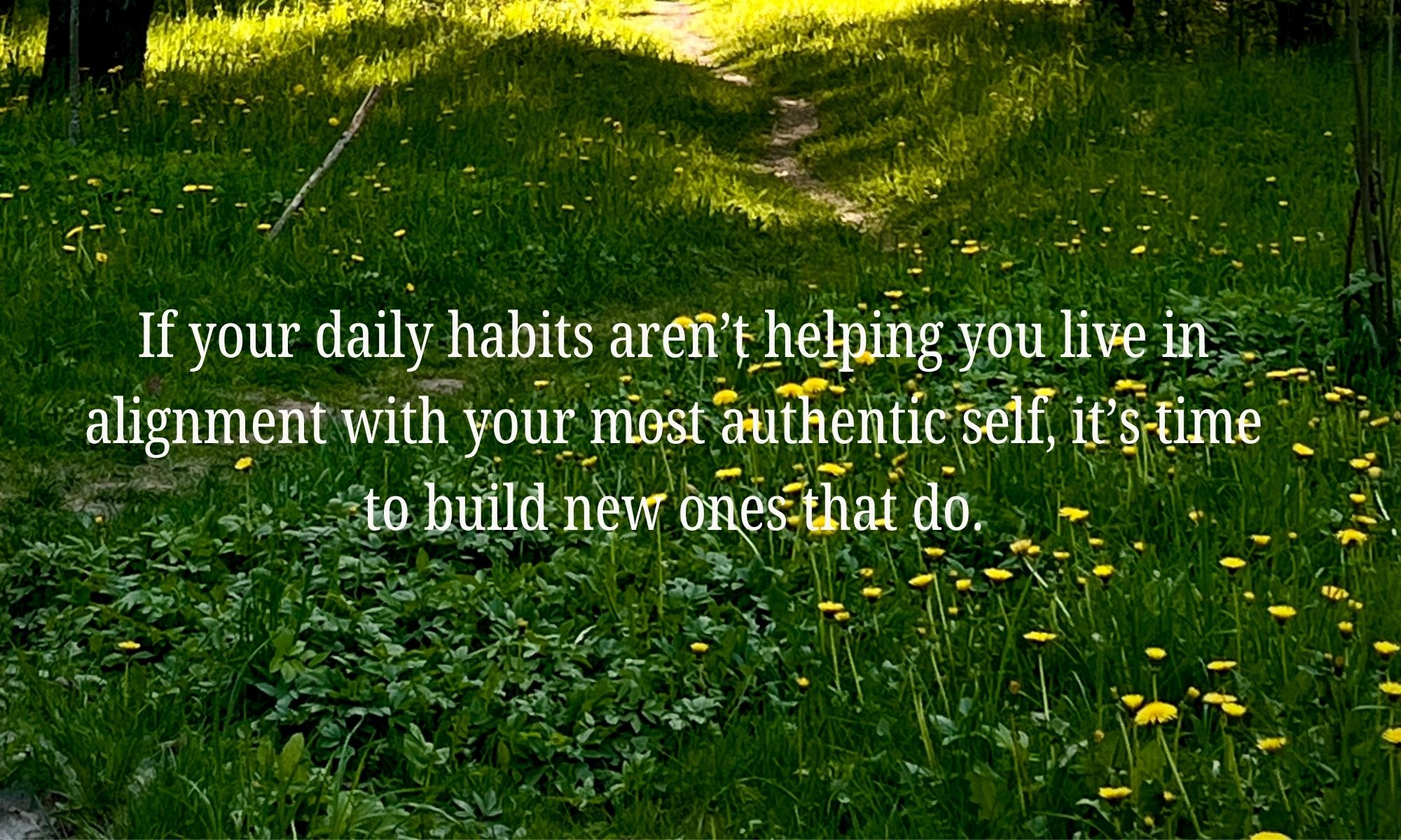 quote on living your best life through habits to improve your life