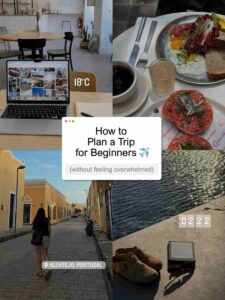 this slow travel blog post is all about how to plan a trip for total beginners