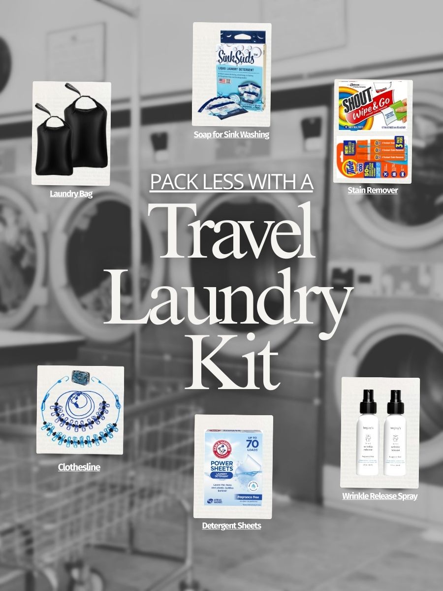 Packing Laundry Kit Travel Laundry Kit: How We Wash Clothes While Traveling - Meg + Liv