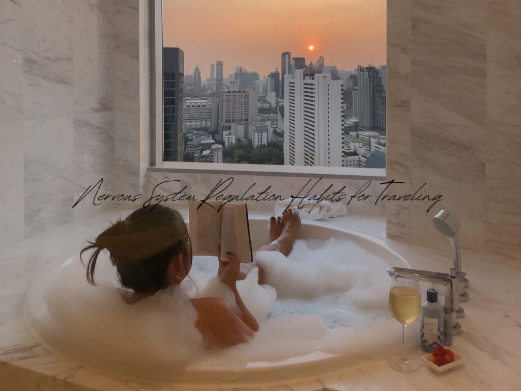 calm while traveling