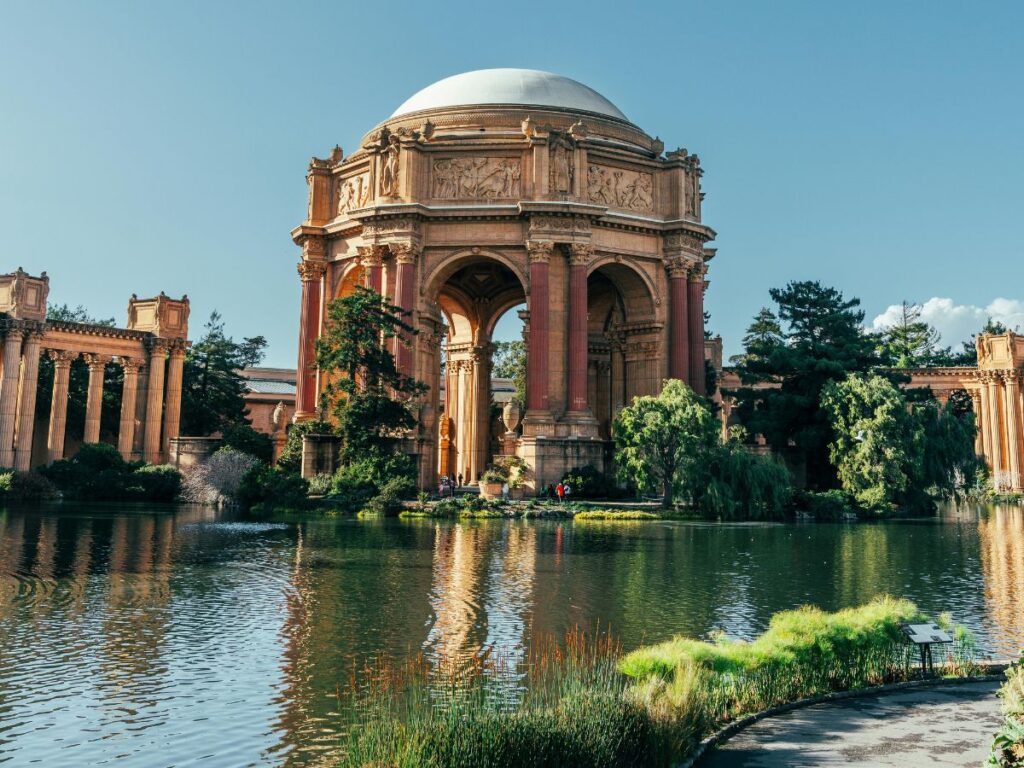 free palace of fine arts in san francisco