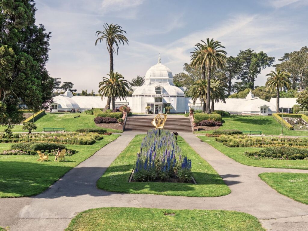 the san francisco botanical garden in golden gate park