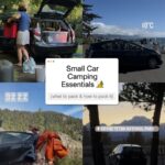 Small Car Camping Essentials for Road Trips
