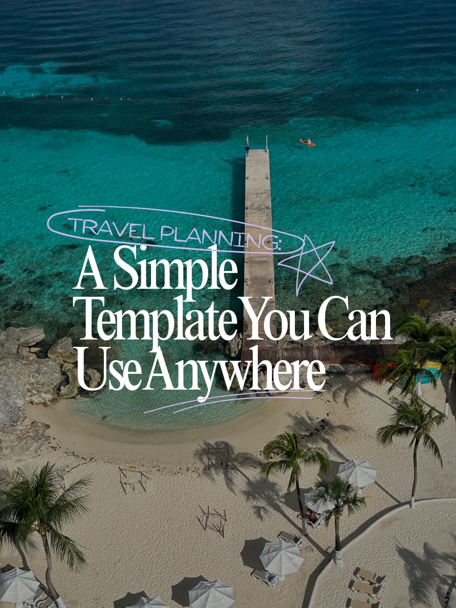 Free Travel Planning Template: How To Plan Any Trip Step by Step