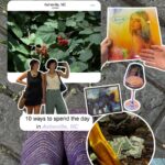 this is a slow travel blog writing about 10 different itineraries for asheville NC that includes all of the best things to do in asheville north carolina especially for couples