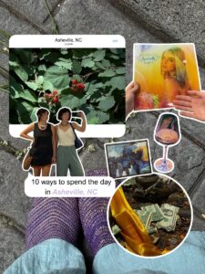 this is a slow travel blog writing about 10 different itineraries for asheville NC that includes all of the best things to do in asheville north carolina especially for couples