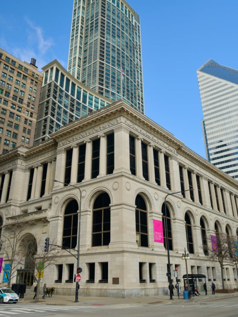 our favorite free thing we did during our 3 day chicago itinerary was go to the cultural museum pictured here