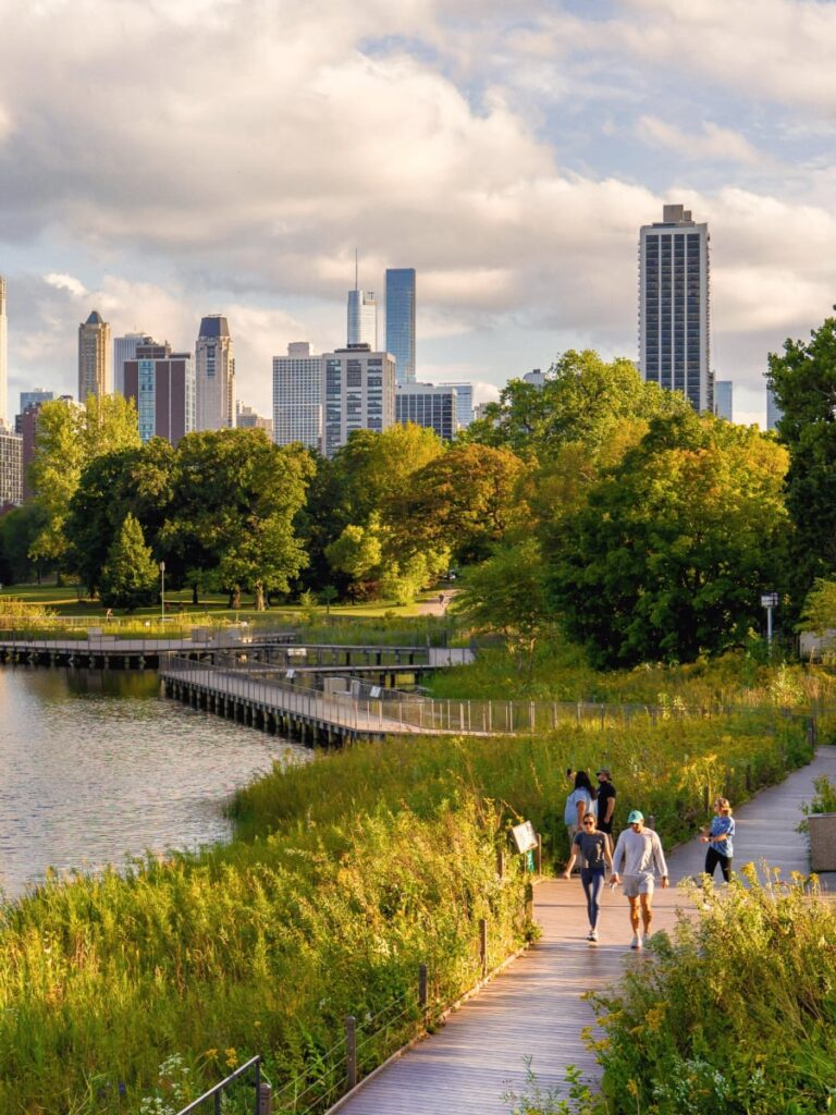 visiting the lincoln park nature boardwalk during 3 days in chicago itinerary
