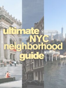 The best neighborhood guide for NYC