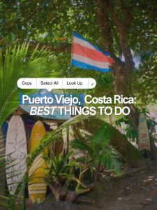 Ultimate Guide of the Best Things to Do in Puerto Viejo, Costa Rica