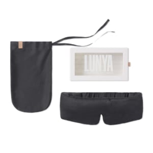 this specific washable silk eye mask is my favorite for long haul flights