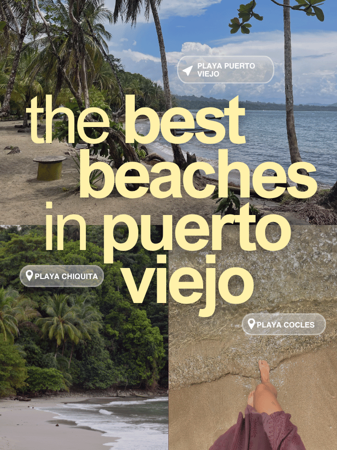 one of the best beaches in Puerto Viejo, Costa Rica